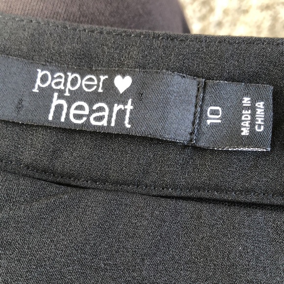 Black skort, Paper Heart, 10 - Picture 8 of 9